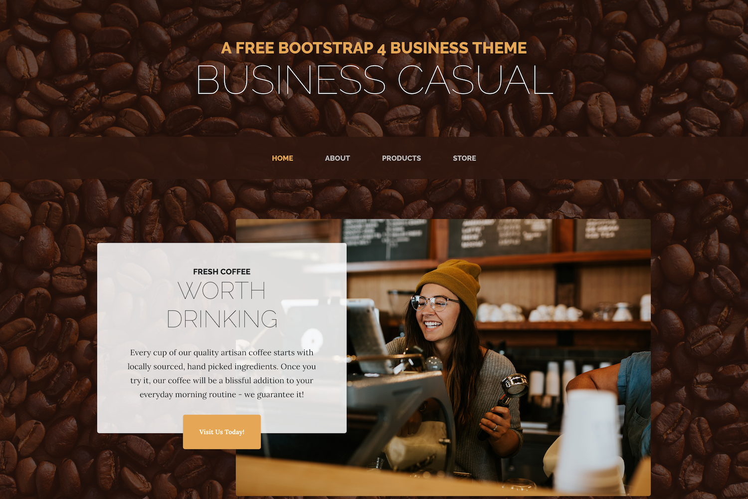Business Casual StartBootstrap