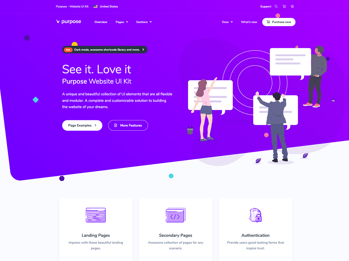Purpose – Website UI Kit