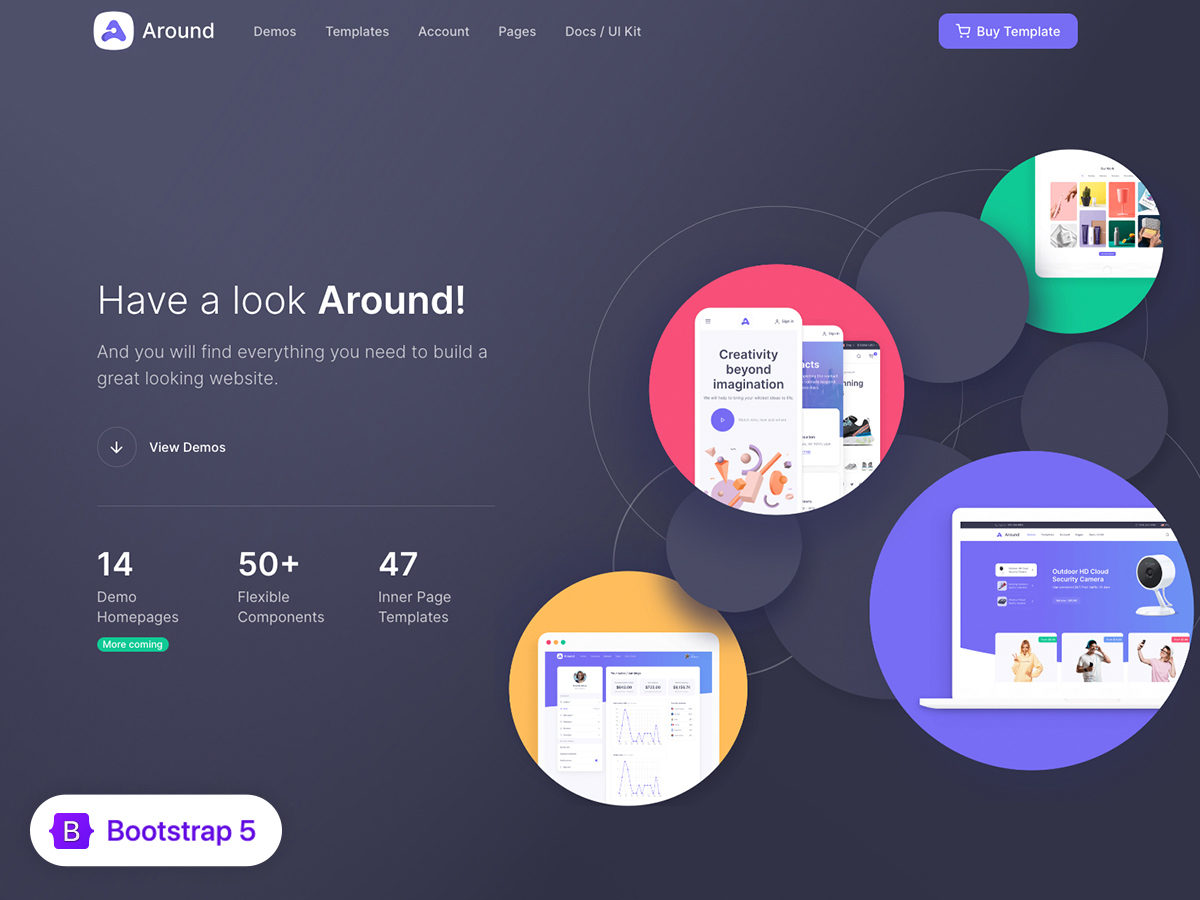 Around – Multipurpose Template + UI Kit