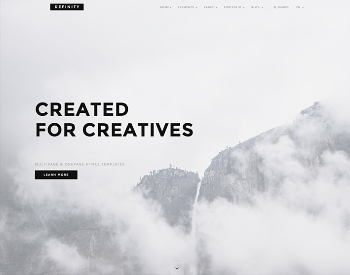 Definity - Multipurpose One/Multi Page Template